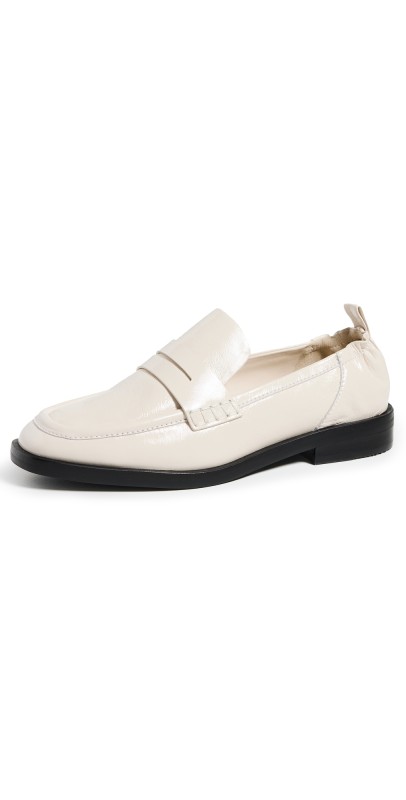 3.1 Phillip Lim Alexa Soft Penny Loafers Chalk