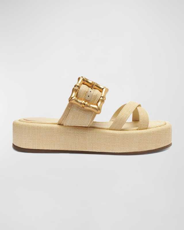 Lola Buckle Flatform Sandals