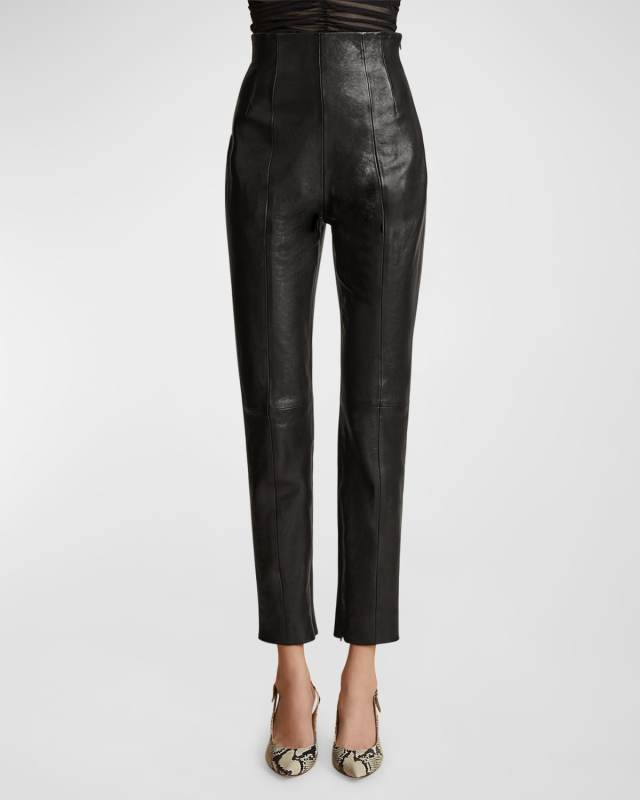 Lenn Skinny Leather Pants