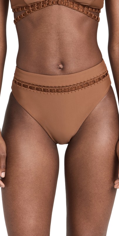 SIMKHAI Uma Bikini Bottoms Bronze