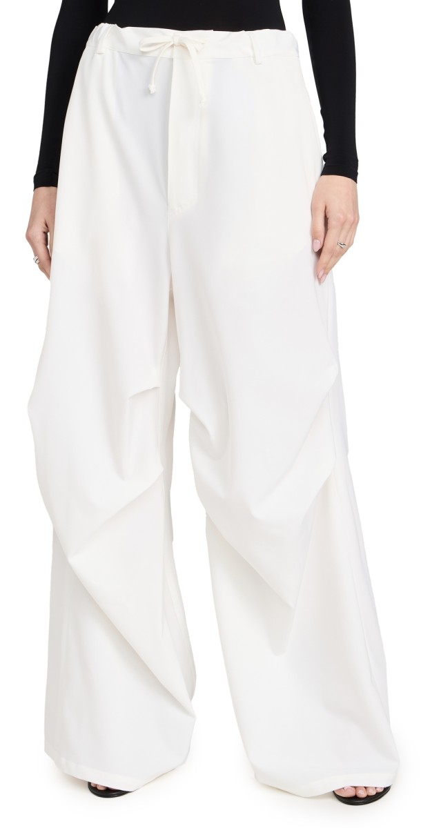 MM6 Maison Margiela Stretch Trousers Off White