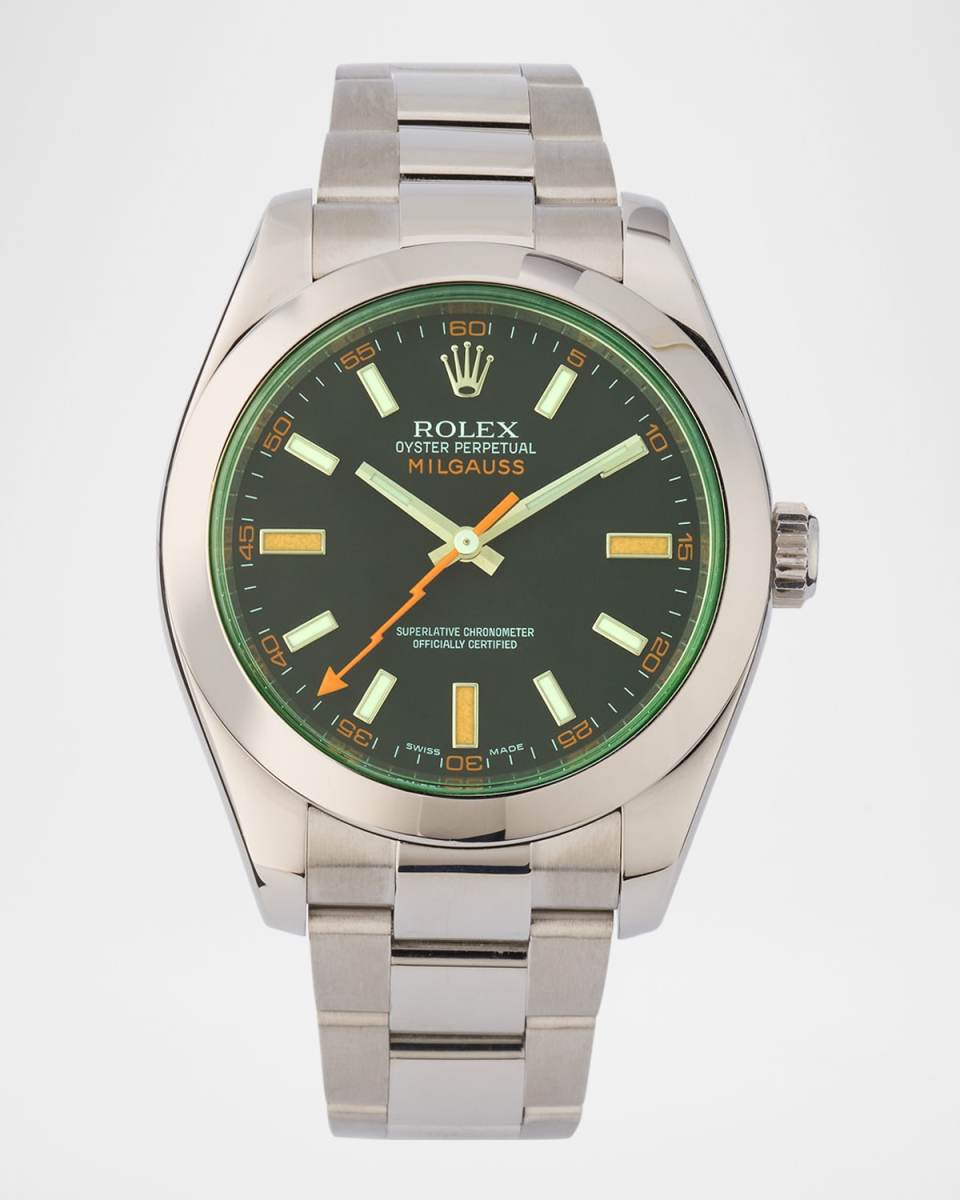Rolex Stainless Steel Milgauss 40mm Vintage 2008 Watch