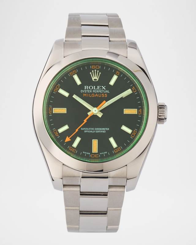 Rolex Stainless Steel Milgauss 40mm Vintage 2008 Watch