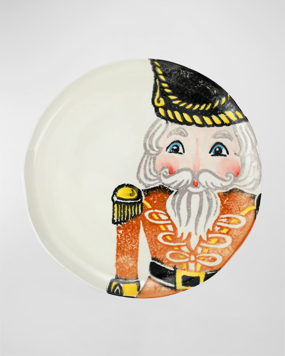Nutcrackers Gold Dinner Plate