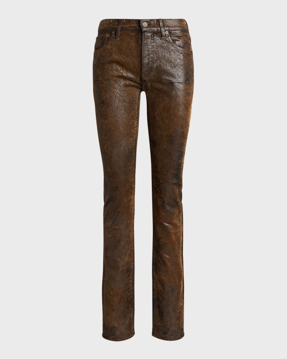 Printed Flocked 750 Straight Jeans