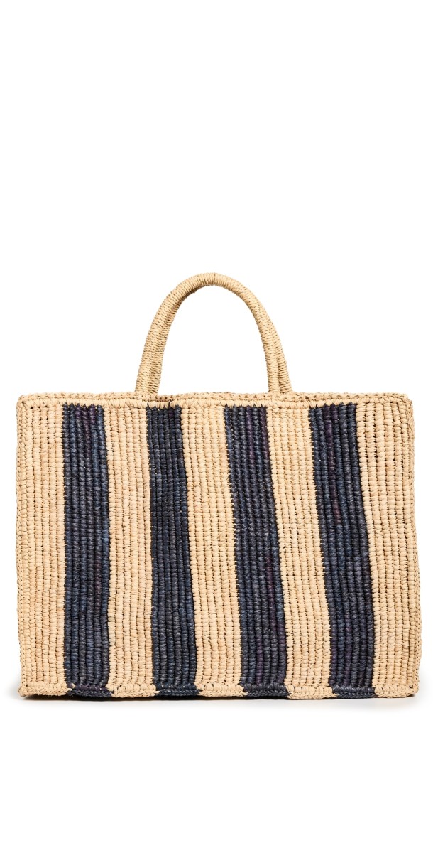 Mar Y Sol Roma Tote Navy/Natural