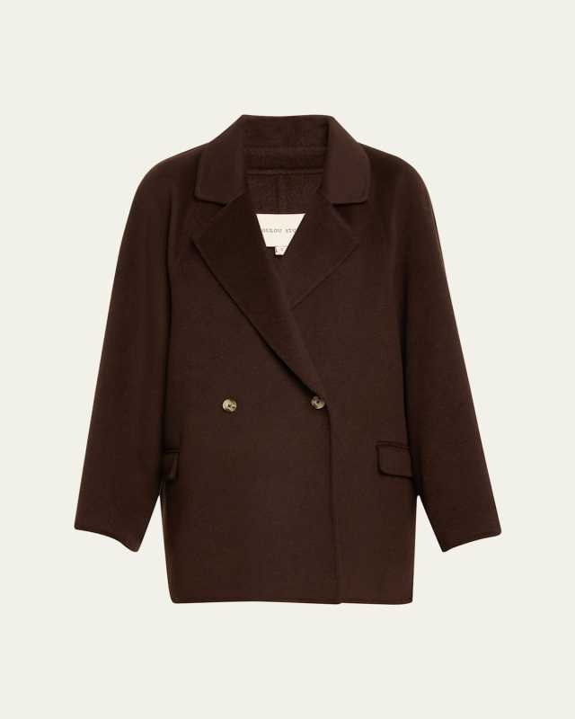 Gary Cashmere-Blend Short Coat
