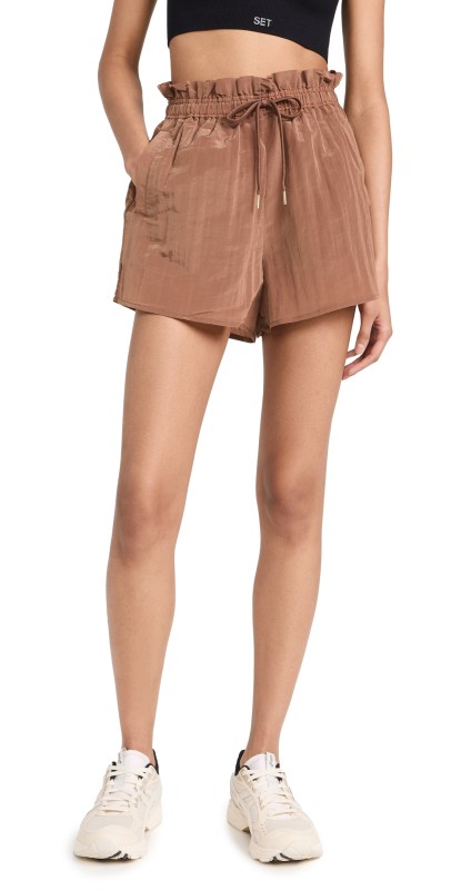 Varley Tulair High Rise Shorts 3 Rawhide