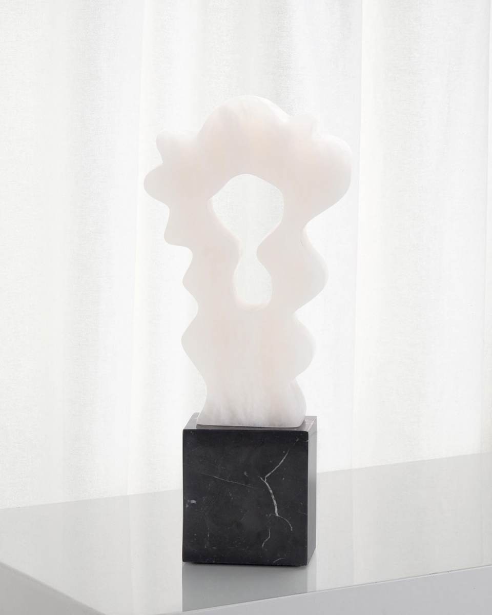 Alabaster Hand-Carved Sculpture I