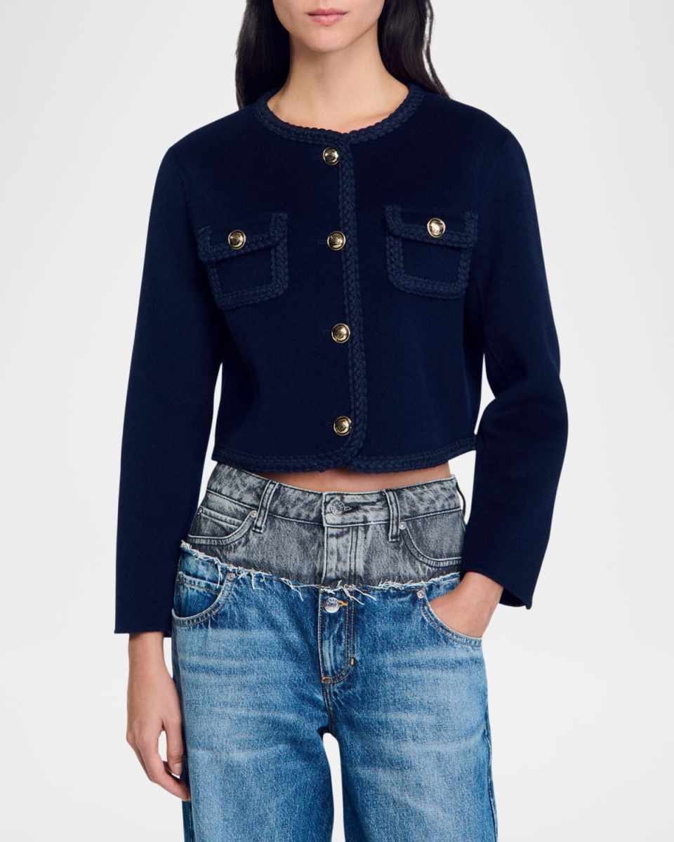 Lavande Double-Sided Wool Blazer