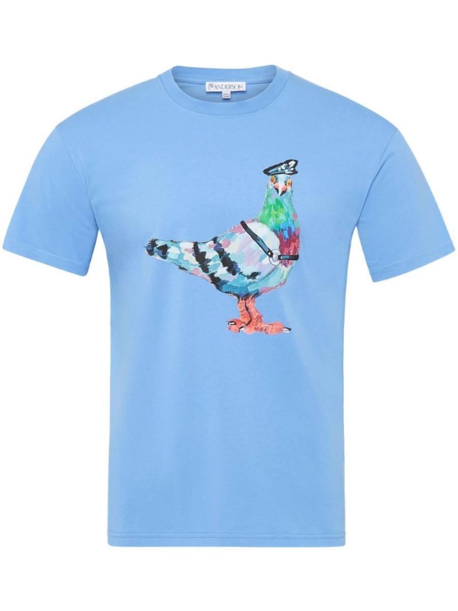 Pigeon organic-cotton T-shirt