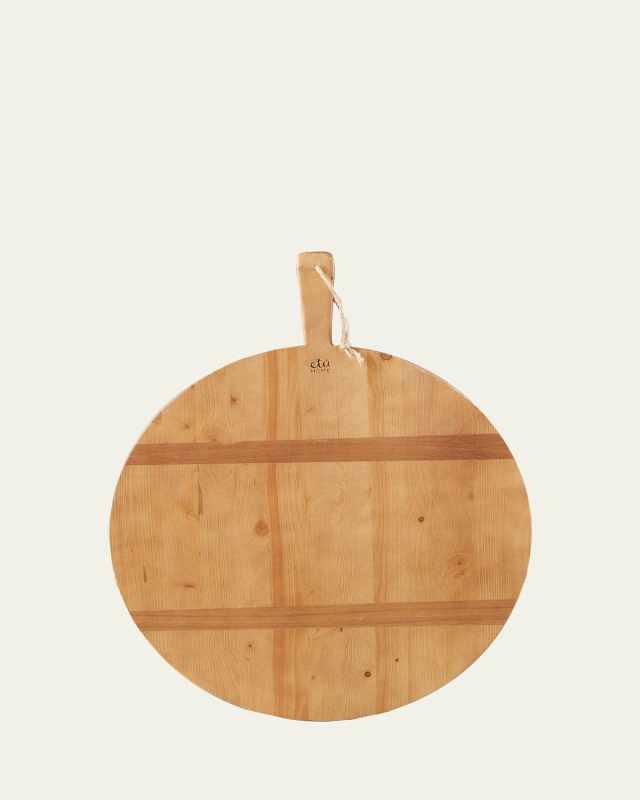 Round Pine Large Charcuterie Board, 28"