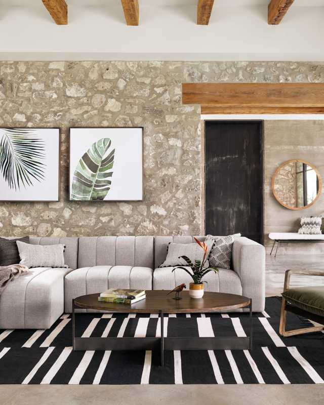 Loretta Channel Tufted Left Side Chaise Sectional