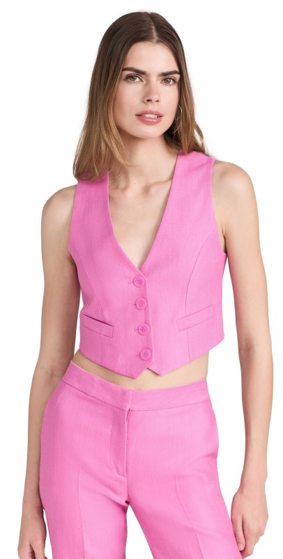 LoveShackFancy Tintley Vest Meadow Flower