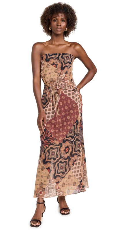 MISA Mariah Dress Surreal Patchwork CH