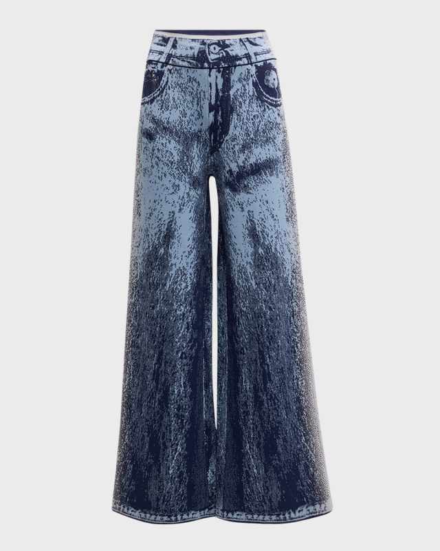 Zahra High-Rise Wide-Leg Pants