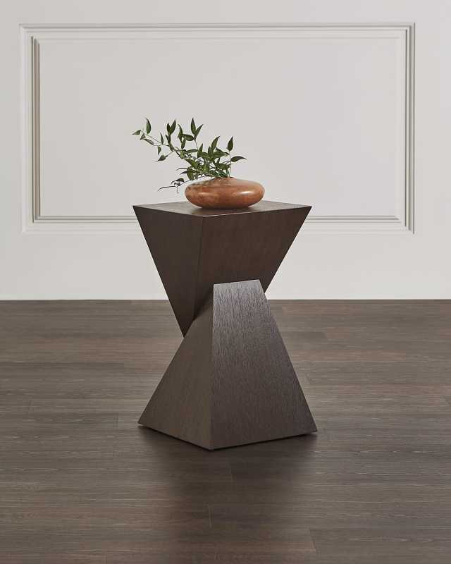 Brevin Oak Accent Table
