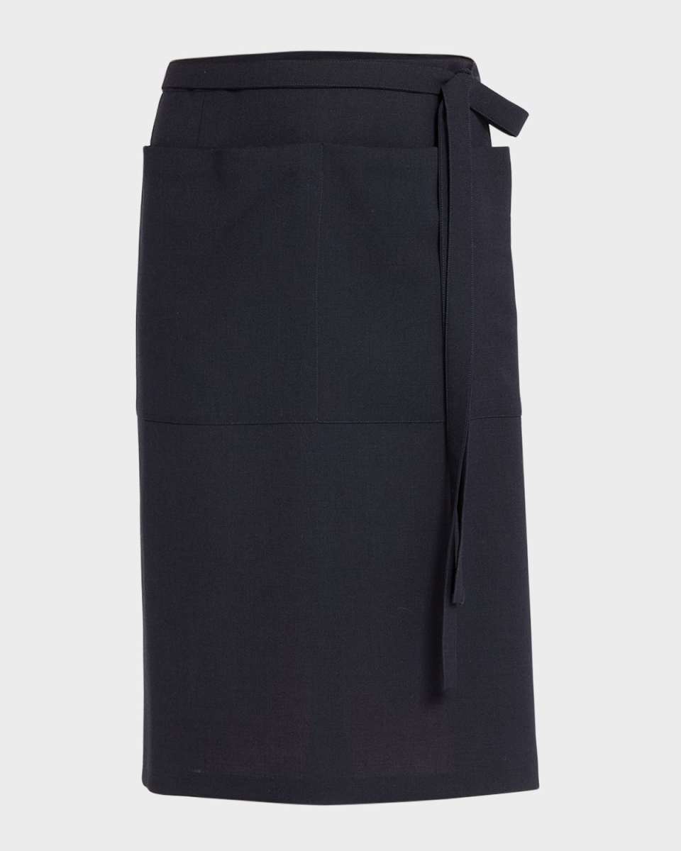 Lulli Pencil Midi Wrap Skirt