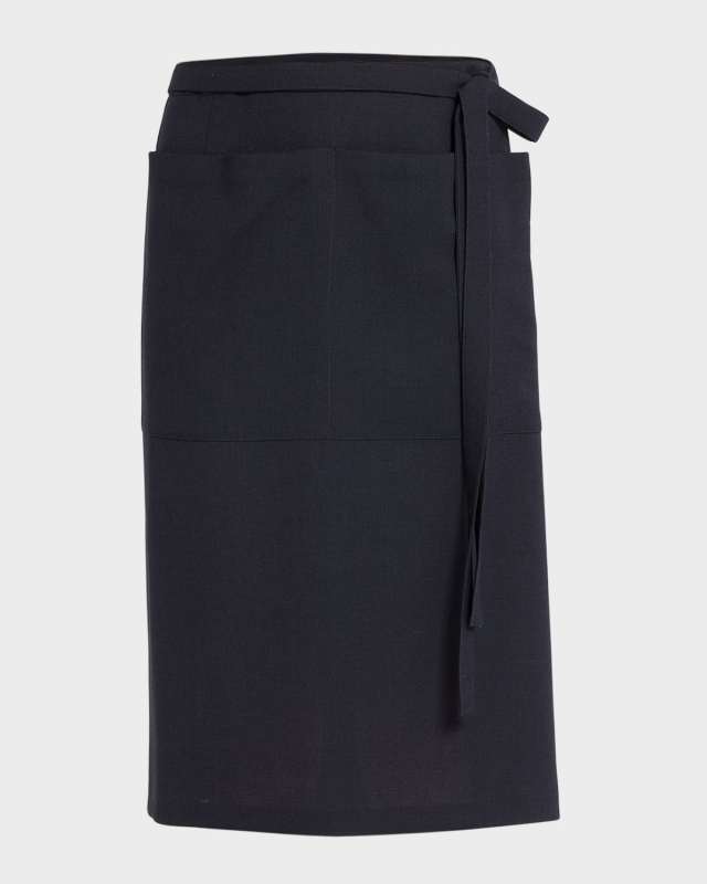 Lulli Pencil Midi Wrap Skirt