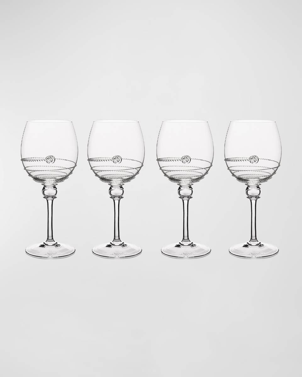 Amalia White Wine Glasses, Set of 4