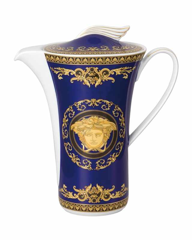Medusa Blue Coffee Pot