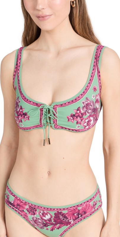 La DoubleJ Sunset Bikini Top Zodiac Placée