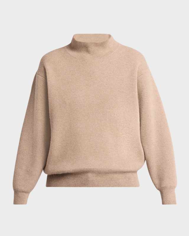 Hibem Mock-Neck Cashmere Sweat