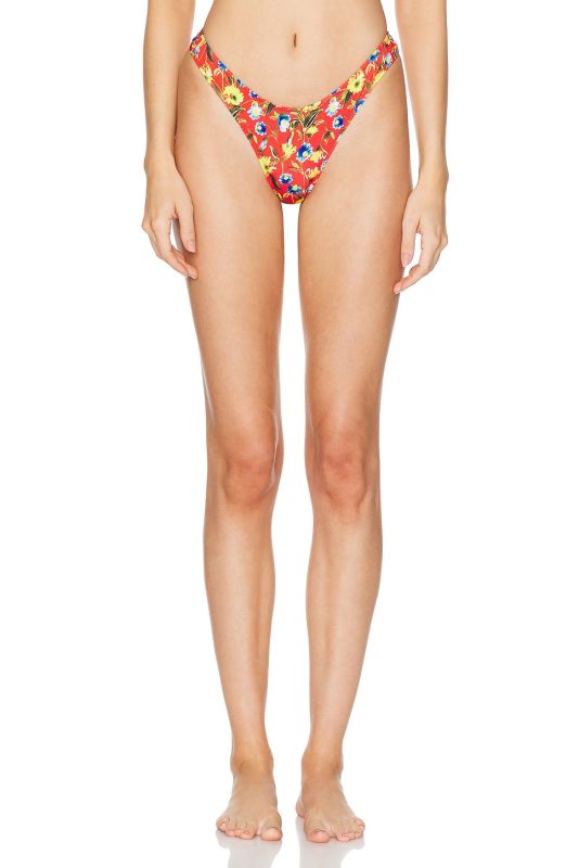 HEAVY MANNERS High Cut Cheeky Bikini Bottom