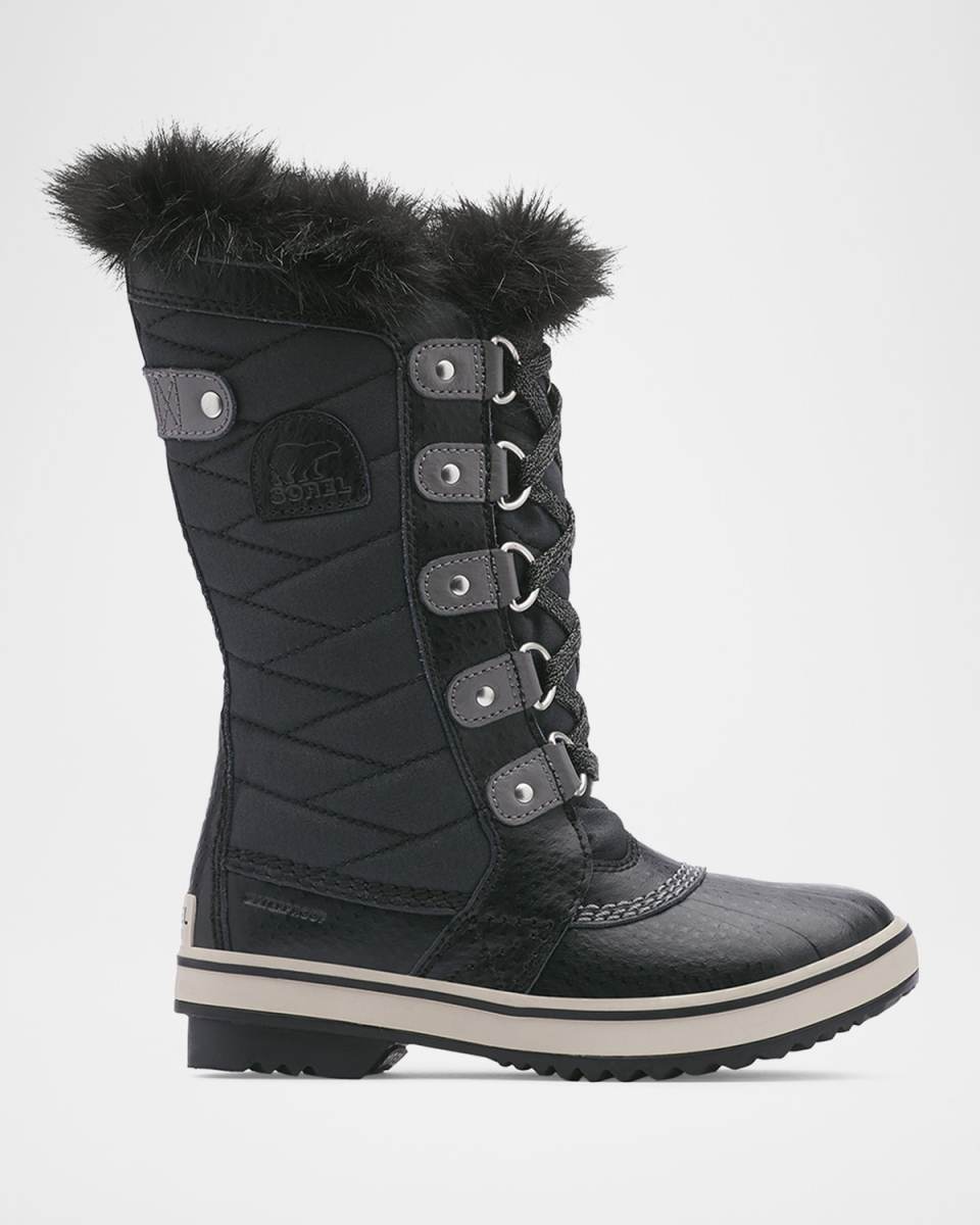 Kid's Tofino II Tall Hiking Boots with Faux Fur Trim, Kids