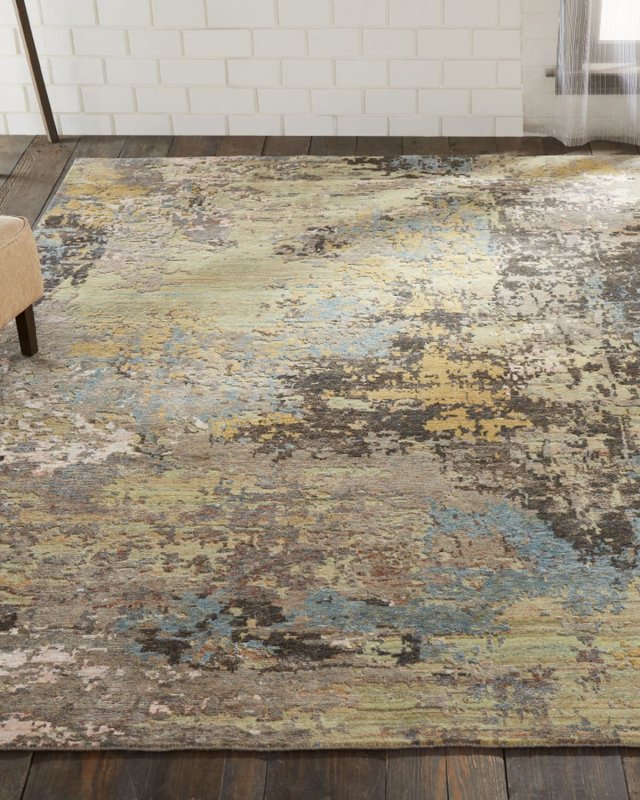 Aver Tibetan Weave Rug, 6' x 9'