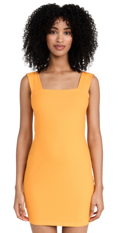 Susana Monaco Wide Strap Mini 17" Dress Zinnia