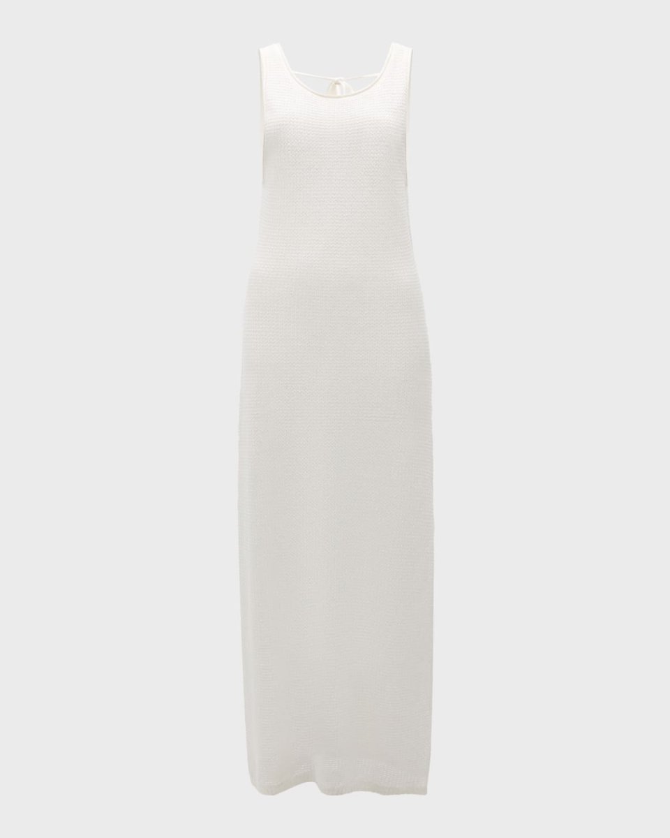 Linen Knit Tank Maxi Dress