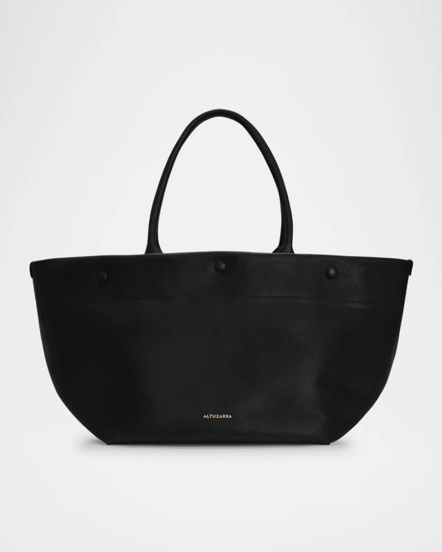 Small Calf Leather Tote Bag
