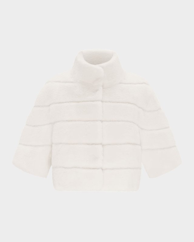 Mink-Like Faux Fur Bolero