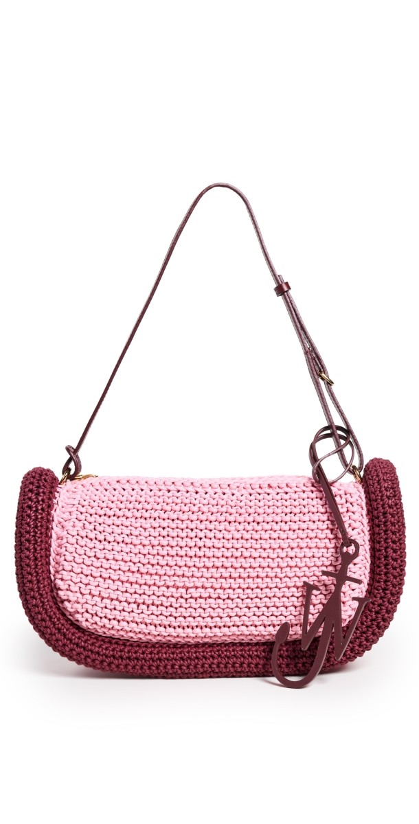 JW Anderson The Bumper 15 Bag Pink/Burgundy