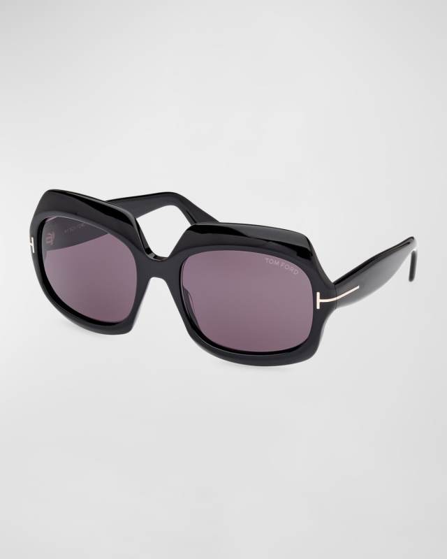 Ren Acetate Round Sunglasses