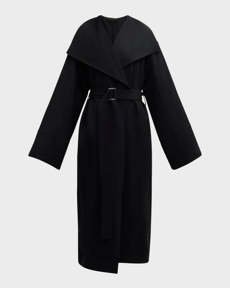 Belted Signature Twill Coat