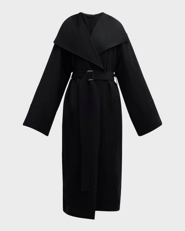 Belted Signature Twill Coat