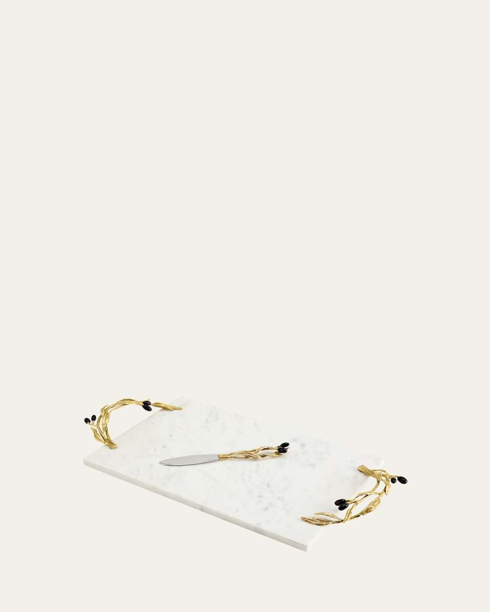 Olive Branch Cheese Board with Knife