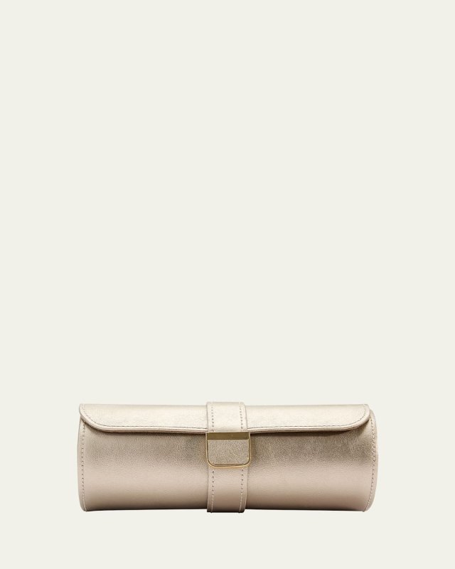 Palermo Double Watch Roll & Jewelry Pouch