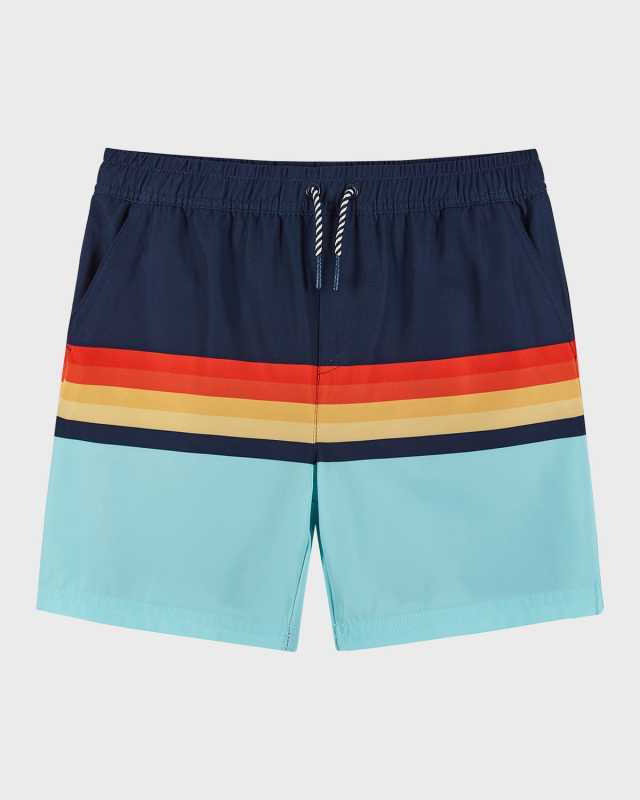 Boy's Printed Boardshorts, Size 8-16