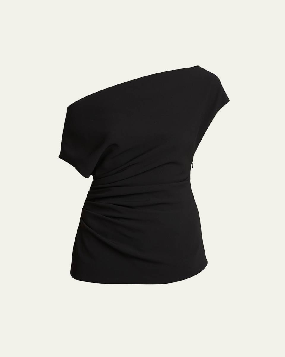 Francesca Off-The-Shoulder Short-Sleeve Blouse