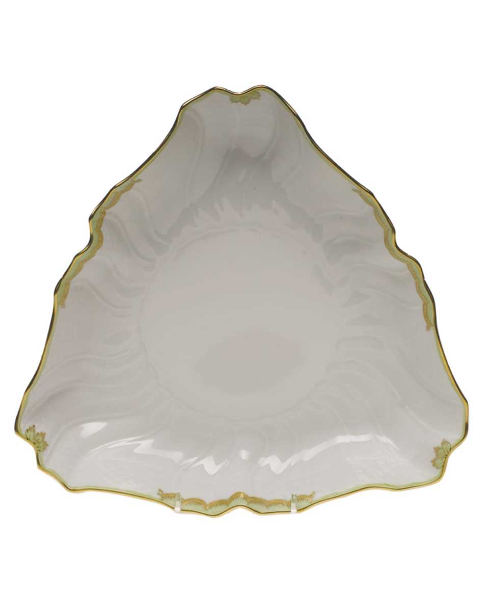 Princess Victoria Green Triangle Dish