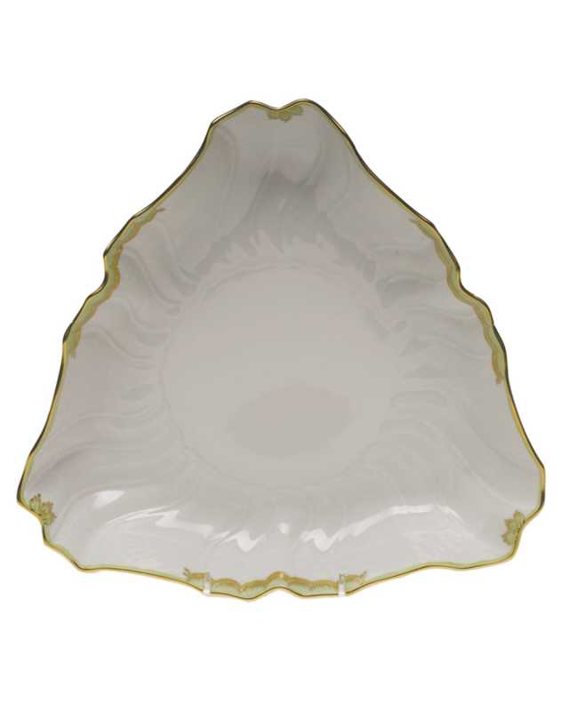Princess Victoria Green Triangle Dish