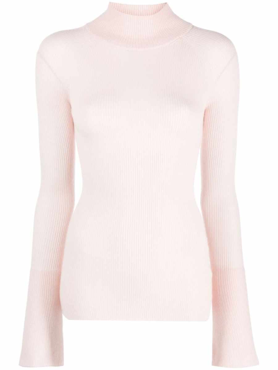 ribbed cashmere-blend jumper