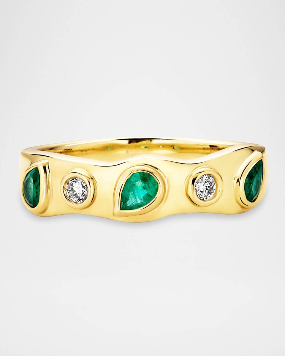 Emerald Luxe Band Ring