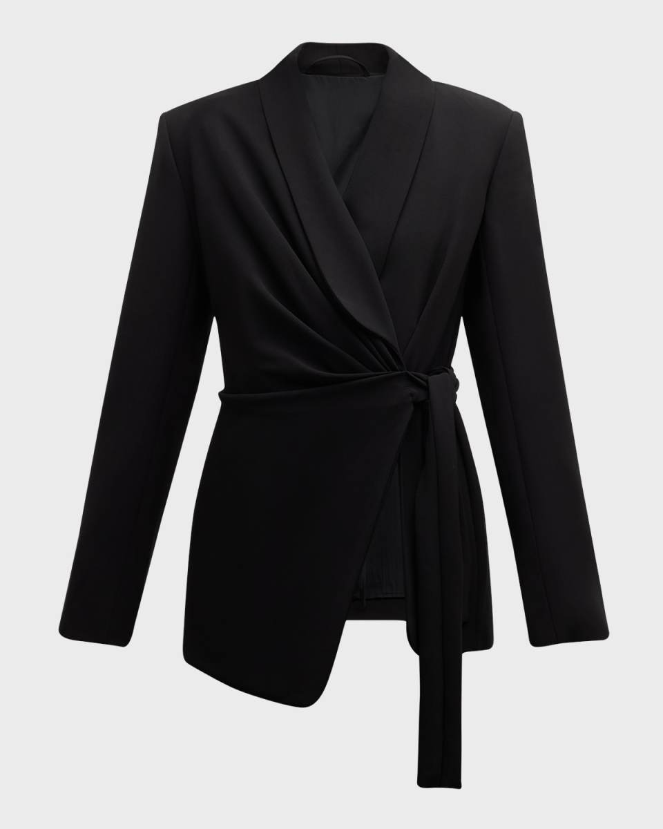 Comma Wrap Blazer Jacket