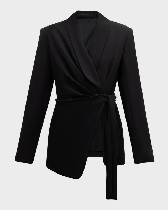 Comma Wrap Blazer Jacket