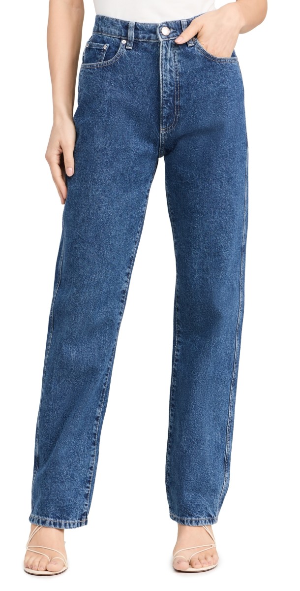 DL1961 Demie Straight High Rise Jeans North Beach (Vintage)