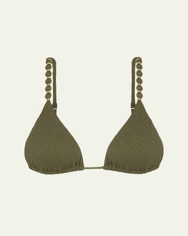 Firenze Beads Triangle Bikini Top
